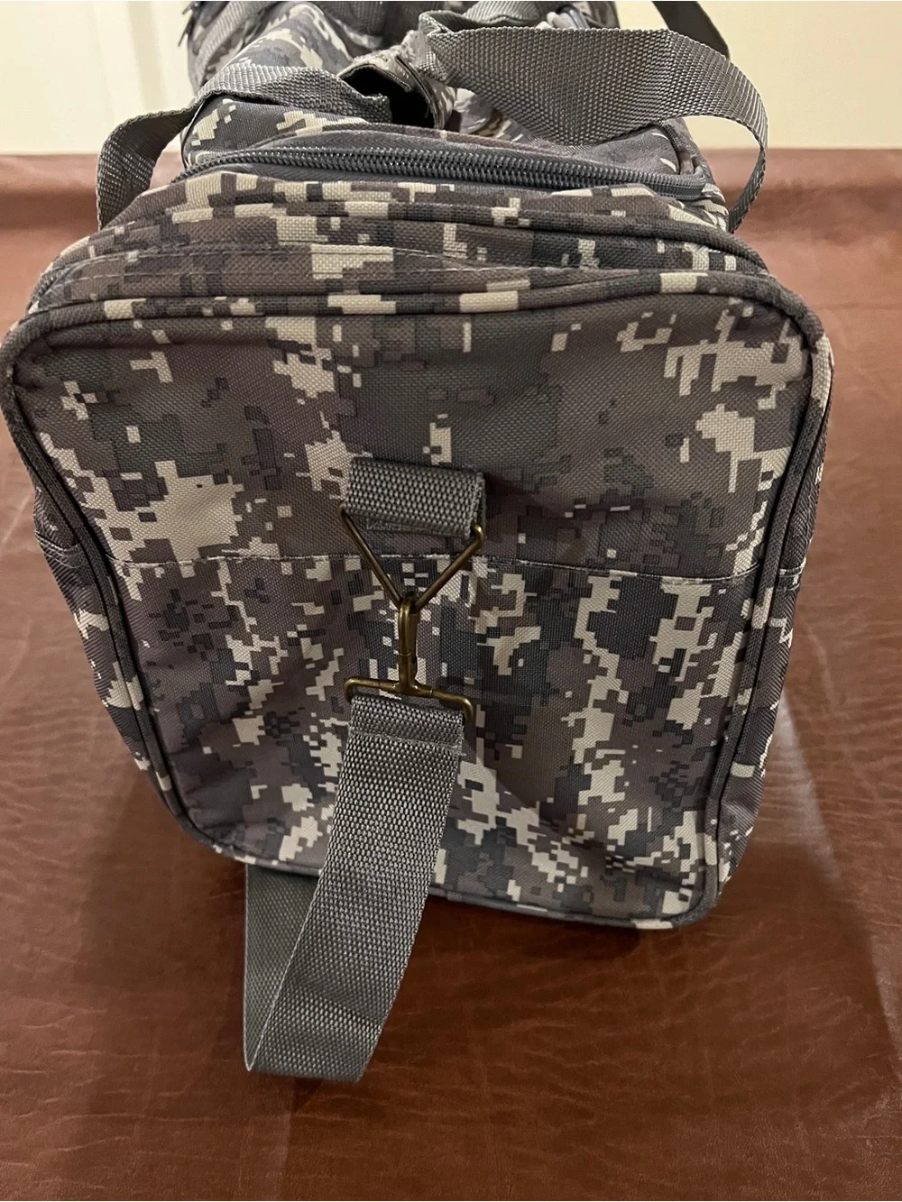 NRA Camo Duffle Travel Bag - 20” x 12” x 9”